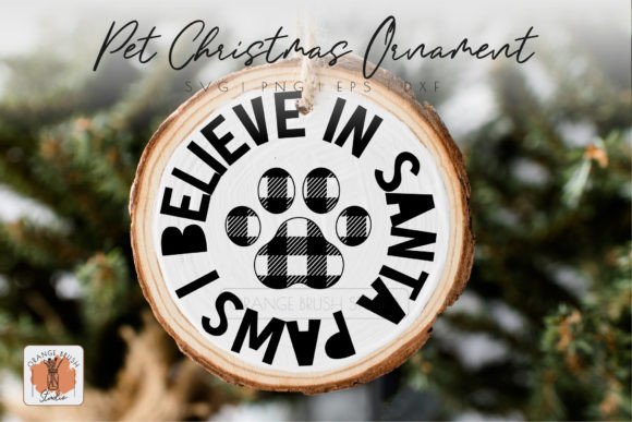 Cat Paw Print Christmas Ornament SVG Review