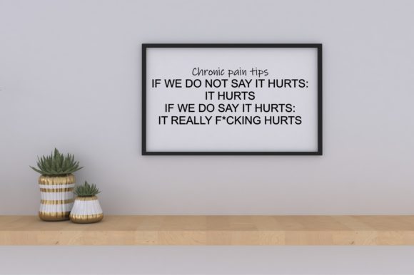 Chronic Pain Tips Embroidery Design Review