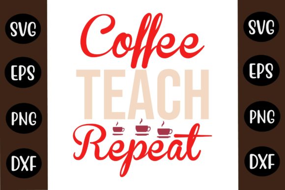 Coffee SVG Design for Embroidery Projects
