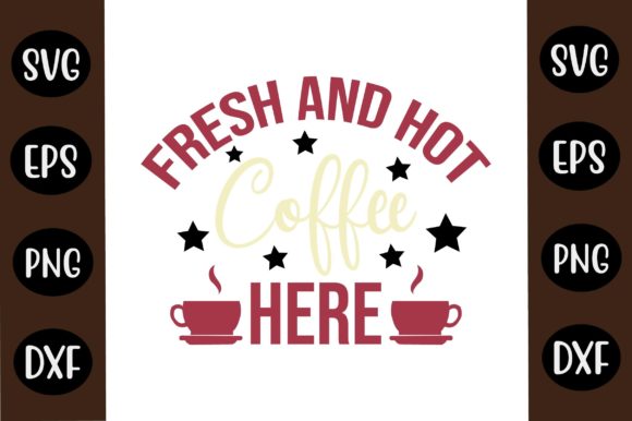 Coffee SVG Design for Embroidery Projects