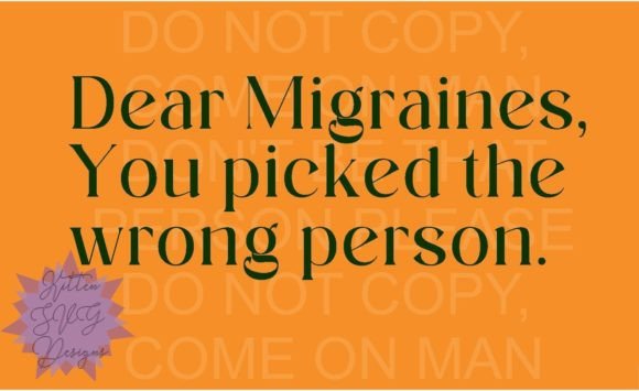 Dear Migraines Embroidery Design Review