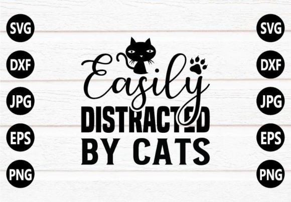 Easily Distracted by Cats SVG Design Review