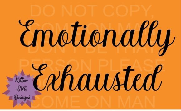 Emotionally Exhausted Embroidery Design Review