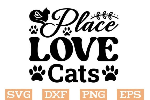 Place Love Cats Svg Review for Embroidery Projects